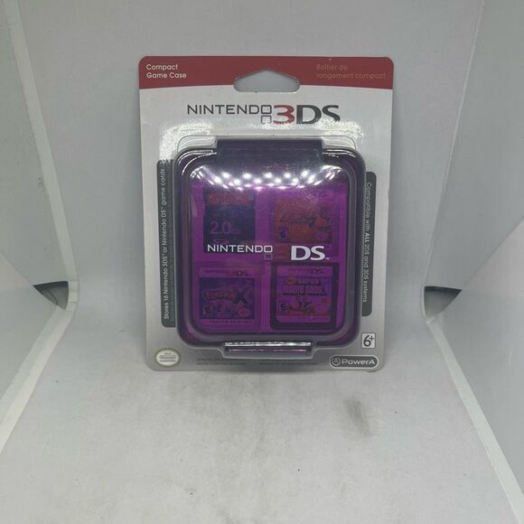 Nintendo Other - Nintendo 3DS Compact Game Case - Clear Purple - Stores 16 Game Cards New Sealed